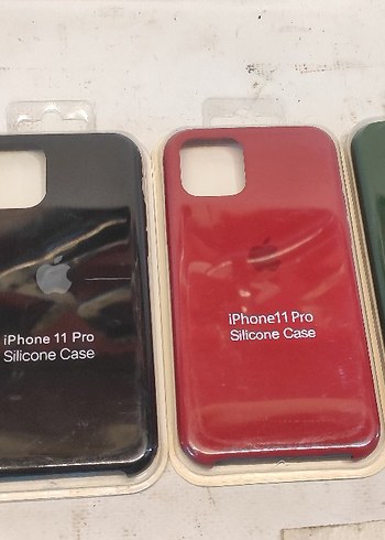 iPhone 11 Pro Çok Renkli Parlak Silikon Kılıf 4 adet fiyati