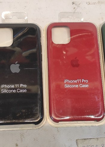 Kırmızı Parlak iPhone 11 Pro Silikon Kılıf 4 adet fiyati
