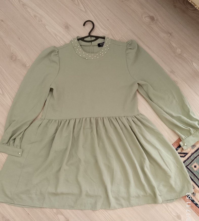 REFKA mint yeşili incili tunik - Görsel 2