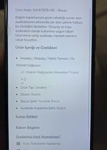 Gri Kadın Spor Ayakkabı Sneakers LCW - Görsel 9