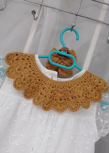 çocuk yakalık ve toka seti - Görsel 3