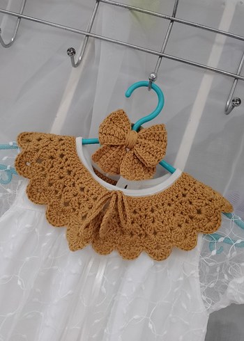 çocuk yakalık ve toka seti - Görsel 6