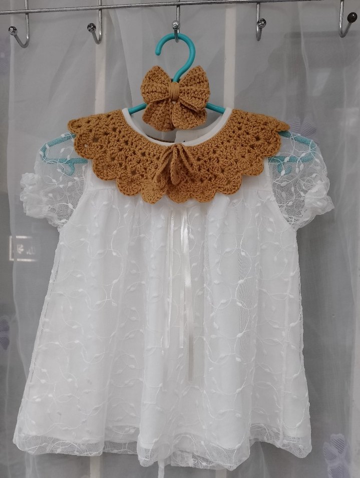 çocuk yakalık ve toka seti - Görsel 5