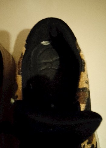 Kürklü Leopar Desenli Platform Kadın Spor Ayakkabı - Görsel 6