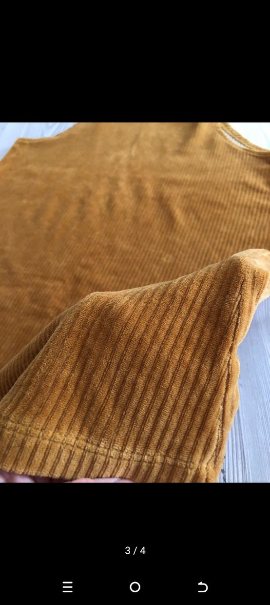 Kadın Bej Süet Salaş Midi Tulum - Görsel 3