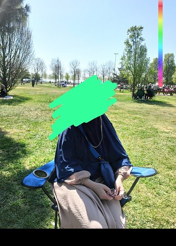 uzun namaz eşarbı
