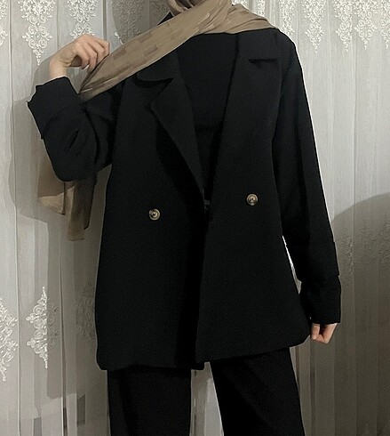 m Beden siyah Renk Siyah blazer