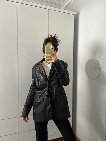 Deri blazer
