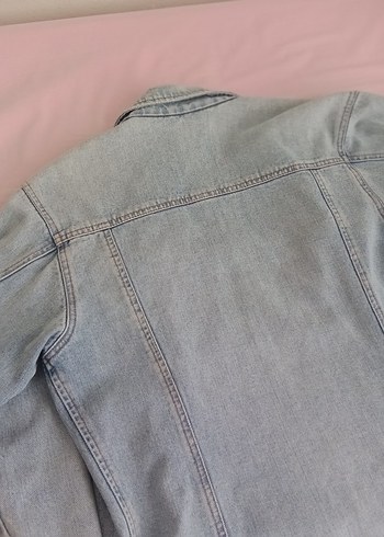 Düğmeli Kadın Bej Kot Ceket - Görsel 4