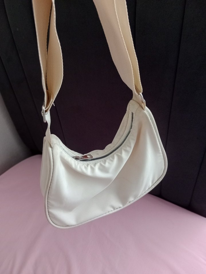 Minimalist Bej Kadın Çanta - Görsel 2