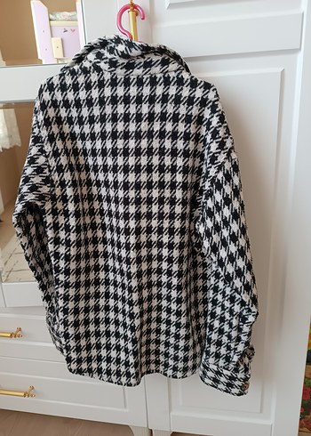 Düğmeli Gri Kadın Midi Gömlek - Görsel 3