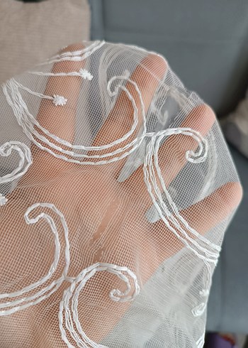 Bohem Tarzı Beyaz Tül Perde - Görsel 4