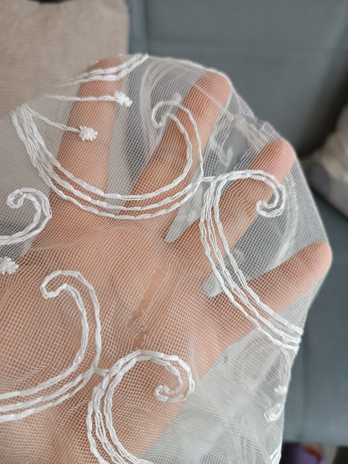 Bohem Tarzı Beyaz Tül Perde - Görsel 4