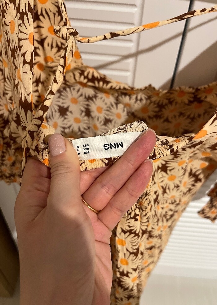 Mango M beden çiçekli elbise - Görsel 5