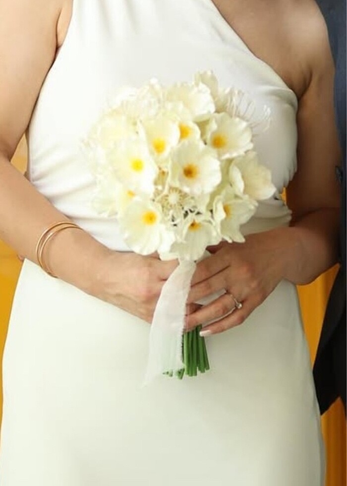 ZARA asimetrik tek omuz midi elbise - Görsel 3