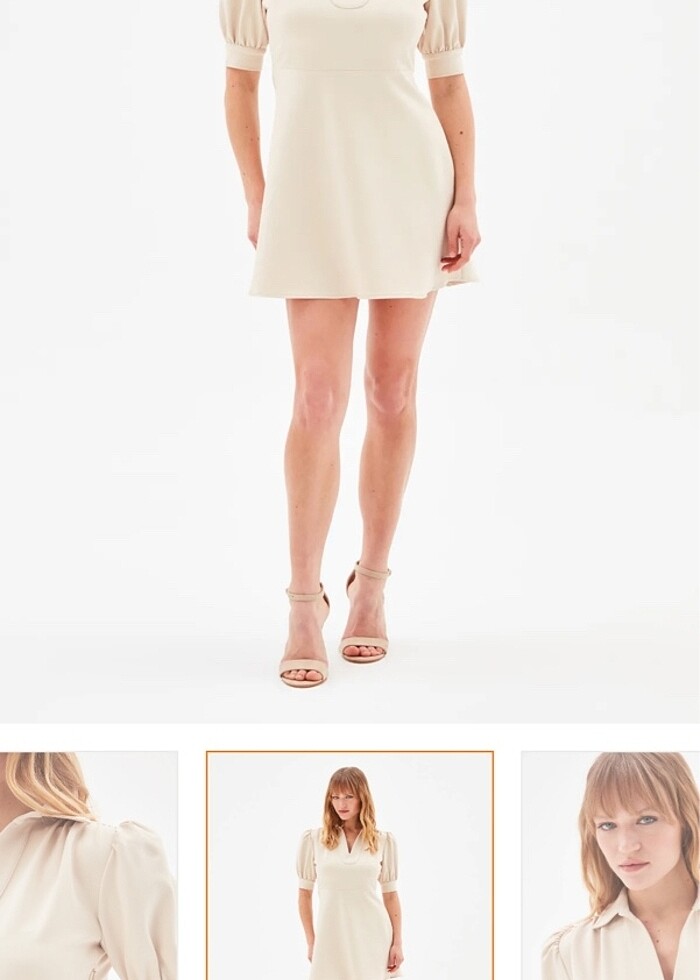 Adl kısa elbise - Görsel 3