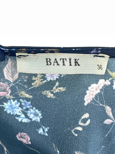 36 Beden lacivert Renk Batik Günlük Elbise %70 İndirimli.