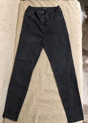 Siyah Dar Kot Pantolon - Görsel 3