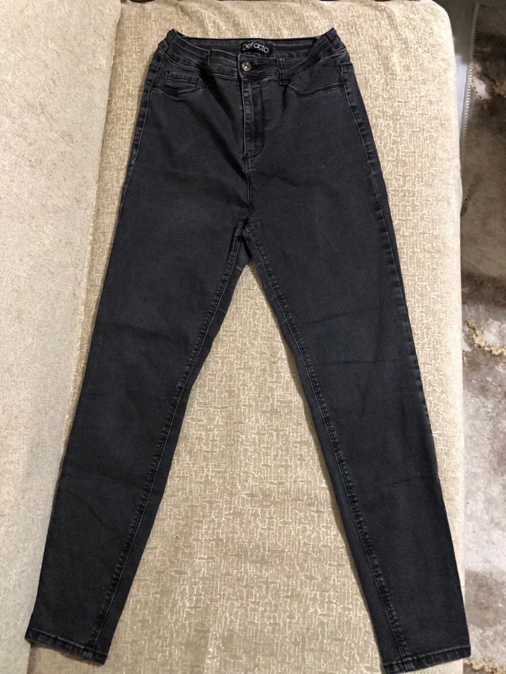 Siyah Dar Kot Pantolon - Görsel 3