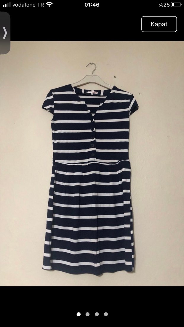 Çizgili Elbise - Görsel 2