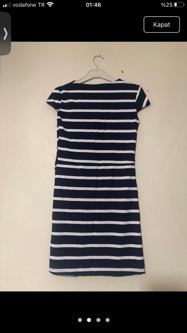 Çizgili Elbise - Görsel 3