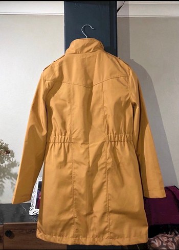 Taba / Sarı Renk Trençkot - Görsel 2