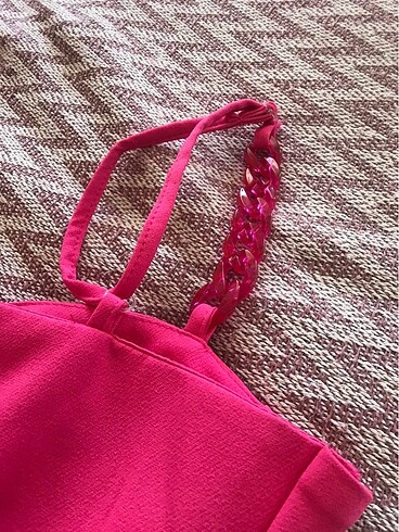 xs Beden mini pembe elbise