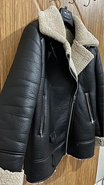 Stradivarius Stradivarius suni deri ceket