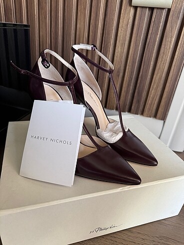 38 Beden Phillip Lim mürdüm topuklu 38 beden