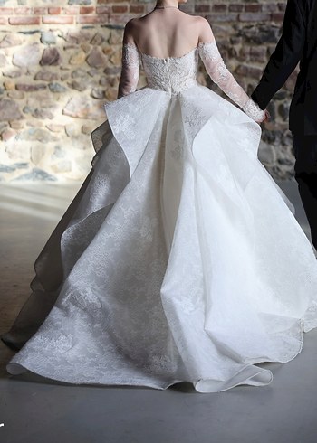 Vakko gelinlik eldiven ve duvak ile xs-s beden - Görsel 4