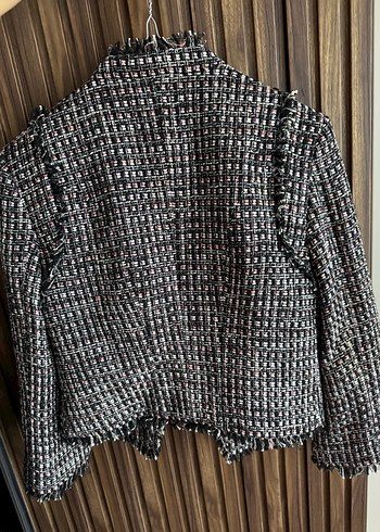 Truvakar kol Bebe s beden tüvit ceket - Görsel 4