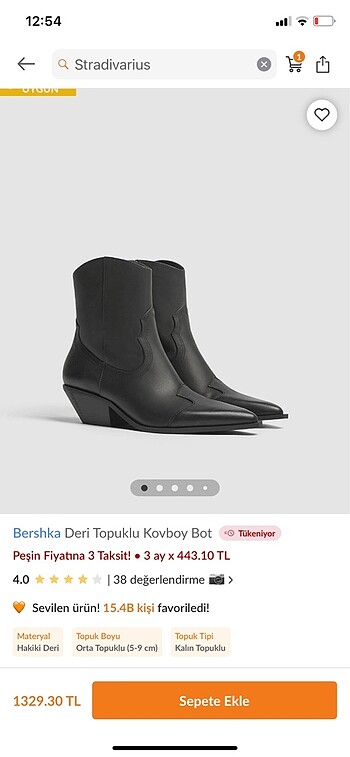 Bershka kovboy bot