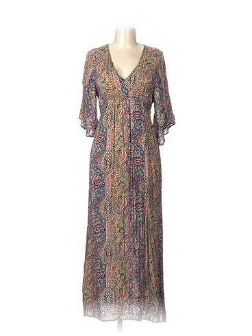 Batik Uzun Elbise %70 İndirimli.
