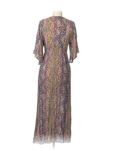 s Beden Batik Uzun Elbise %70 İndirimli.