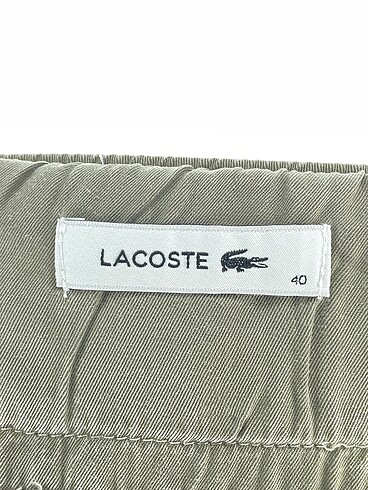 40 Beden haki Renk Lacoste Mini Şort %70 İndirimli.