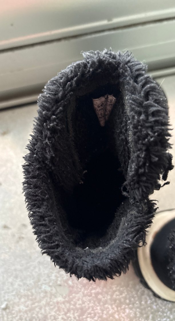 Kız Çocuk Siyah Desenli Polar Bot - Görsel 4