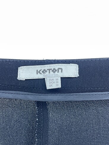 38 Beden siyah Renk Koton Kumaş Pantolon %70 İndirimli.