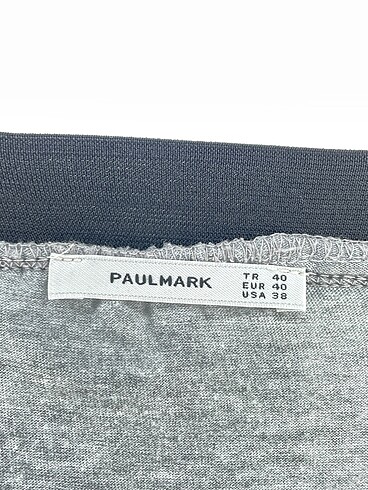 40 Beden gri Renk Paulmark Mini Etek %70 İndirimli.