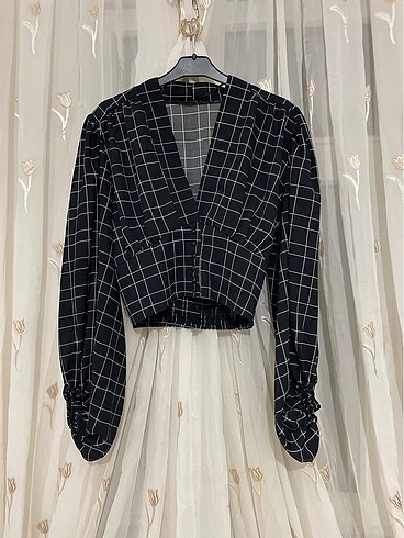 Bershka Siyah Bluz