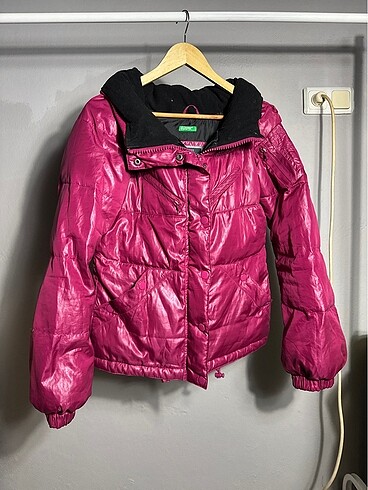 Benetton Kaz tüyü mont