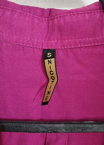 Fuşya uzun gömlek - Görsel 5