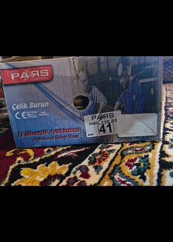 PARS marka çelik burunlu iş ayakkabısı hiç kullanılmadı 41 no - Görsel 6