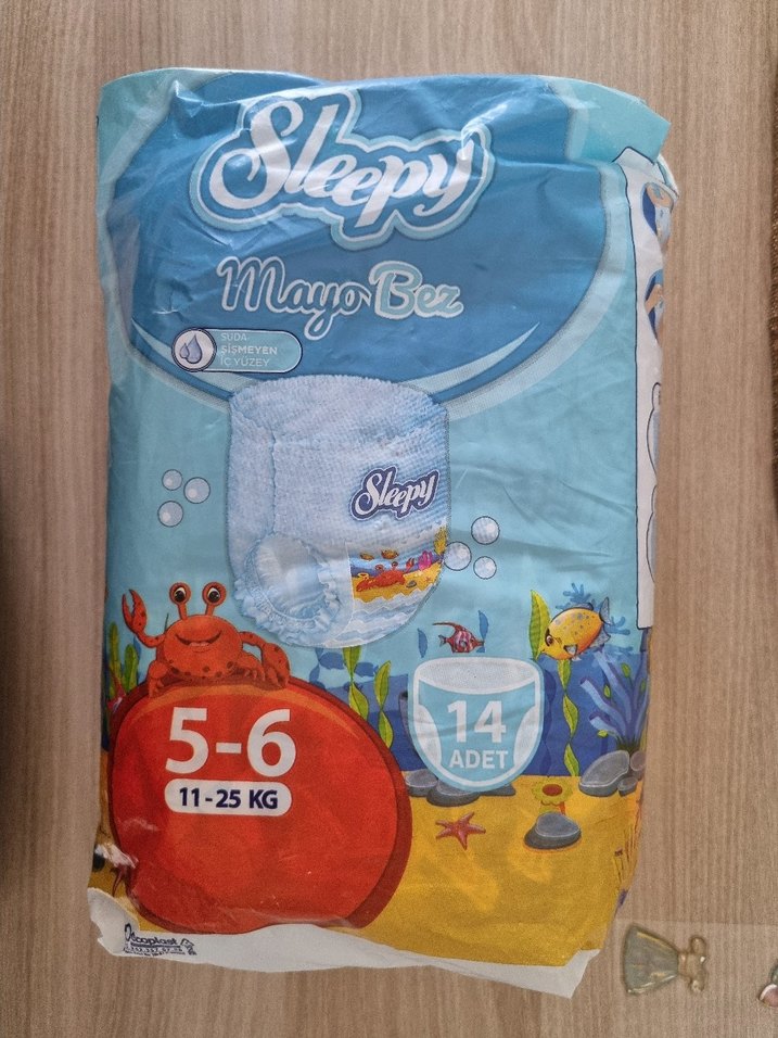 Sleepy Mayo Bez Bebek Bezi 5-6 Beden 14 Adet - Görsel 2