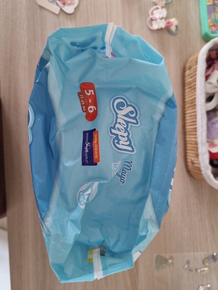 Sleepy Mayo Bez Bebek Bezi 5-6 Beden 14 Adet - Görsel 3