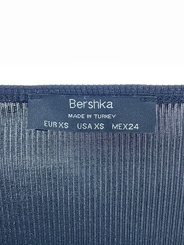 xs Beden siyah Renk Bershka Bluz %70 İndirimli.