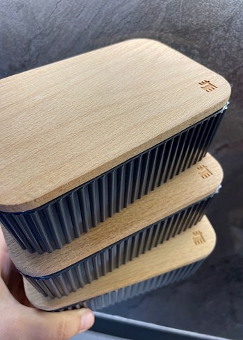 3lü Madame Coco Orijinal Bambu Kapaklı Saklama Kapları - Görsel 4