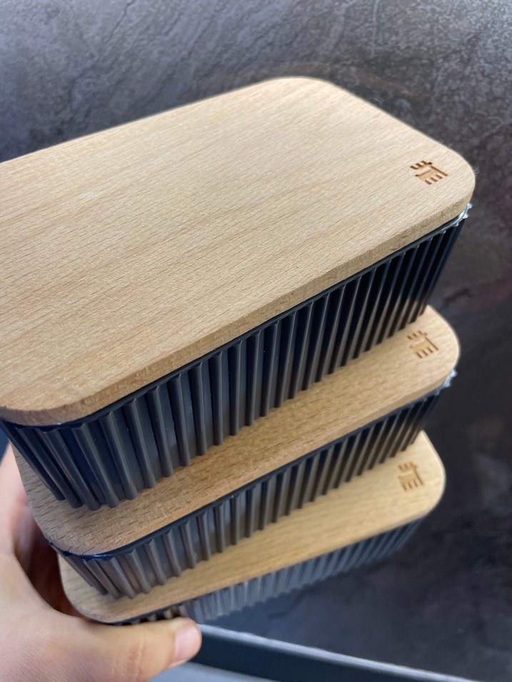 3lü Madame Coco Orijinal Bambu Kapaklı Saklama Kapları - Görsel 4