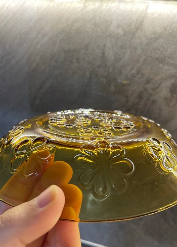 Antika 6lı Çiçekli Tabak Seti - Görsel 4