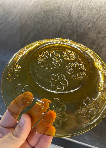 Antika 6lı Çiçekli Tabak Seti - Görsel 3