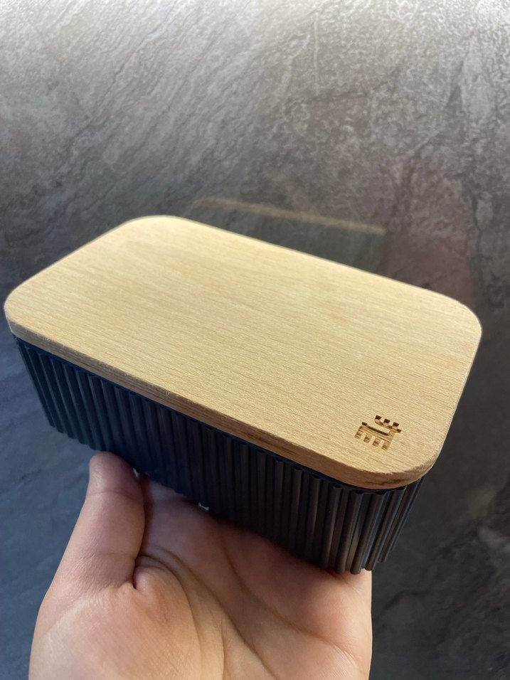 Madame Coco Orijinal Bambu kapaklı Saklama Kabı - Görsel 2